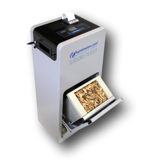 Professional moisture meter for determining the water content of biomass - IC-humimeterBMA-2