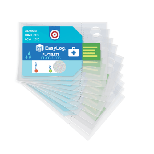 Single Use Platelets Transportation Temperature & Humidity Data Logger with Pre-Configured Alarms