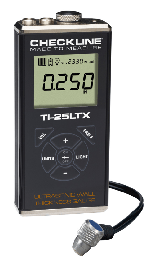 Steel Only Ultrasonic Wall Thickness Gauge - IC-TI-25LTX