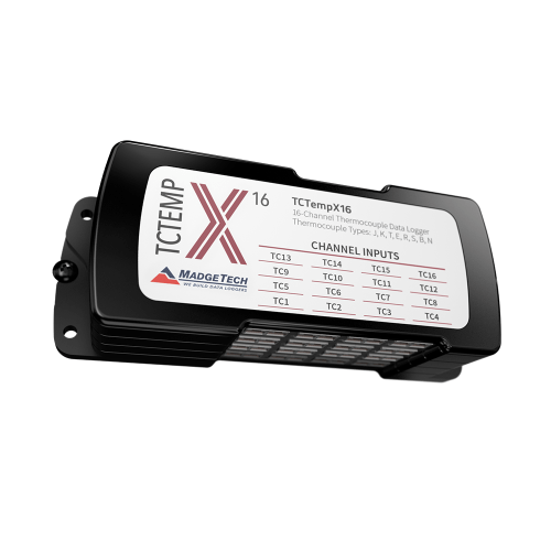 TCTempX 16-channel Thermocouple Temperature Data Logger