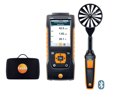 testo 440 100 mm Vane Kit with Bluetooth
