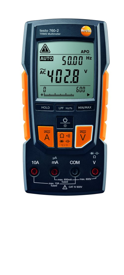 Testo 760-2 digital multimeter with auto test, capacitance, TRMS and low pass filter