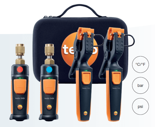 Testo Smart Probes AC and refrigeration test kit - IC-0563-0002-10