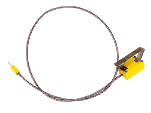 Thermocouple Type K Surface Measurement, Roller Contact 250 Deg C Maximum