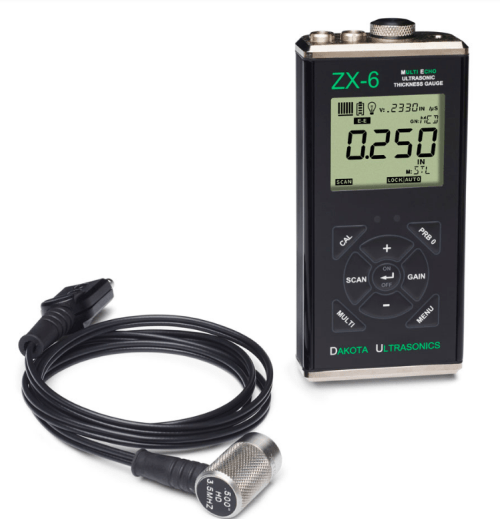 Thru-Paint Ultrasonic Wall Thickness Gauge - IC-ZX-6