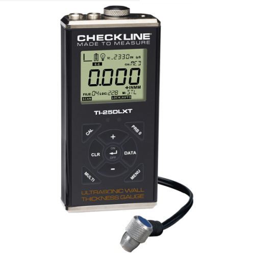 Thru-Paint Ultrasonic Wall Thickness Gauge, Probe, Datalogging, USB