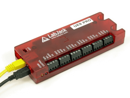 UE9-Pro USB or Ethernet Multifunction Data Acquisition Device. With Industrial-strength Ethernet.