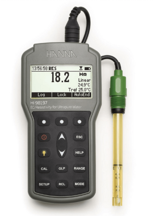 Ultra Pure Water Ec/resistivity Waterproof Meter