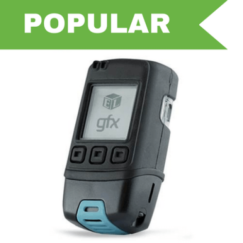 USB Relative Humidity-Temperature Logger, Graphic LCD with Calibration Certificate - IC-EL-GFX-2 CAL-T/H