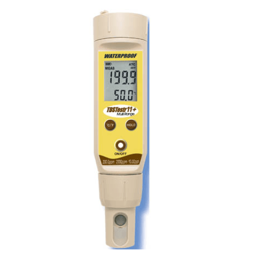 Waterproof TDSTestr11+ Multi Range Testr with ATC & temperature display
