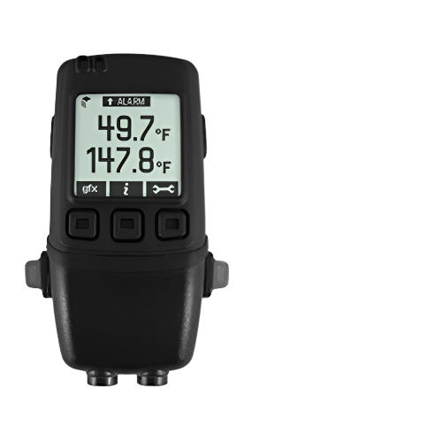 Dual Channel Temperature Probe Logger, Graphic LCD - EL-GFX-DTP