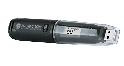 Humidity-Temperature Logger, LCD, High Accuracy - EL-USB-2-LCD+