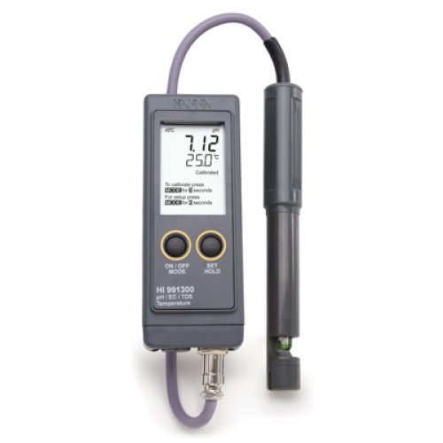 Portable pH, low range EC & TDS and Temperature Meter - HI991300