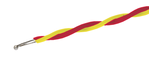 Welded Tip PFA Thermocouple, Type K - 2 metres