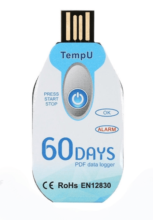 tzone TempU02 Single Use PDF Temperature Data Logger