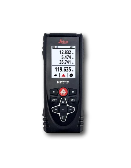 Disto X4-1, 150M, bluetooth, 360 deg angle, point finder, Rugged