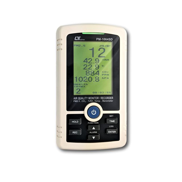 Air Quality Monitor and Data Logger (Temp, RH, CO2 & PM2.5)