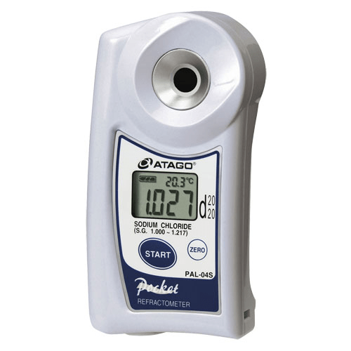 Digital Pocket Salinity (Saline Specific Gravity) Refractometer