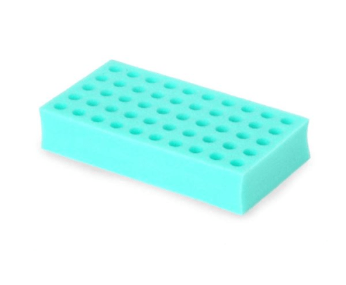 16 mm Test Tube Foam Rack (Green) - IC-30400241