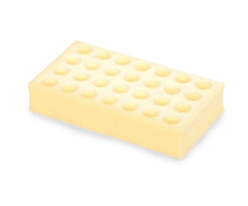 25 mm Test Tube Foam Rack (White) - IC-30400243