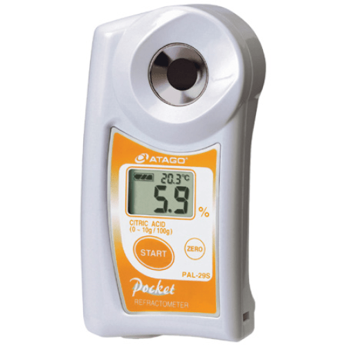 Digital Hand-held Pocket Refractometer (Citric Acid) - IC-PAL-29S