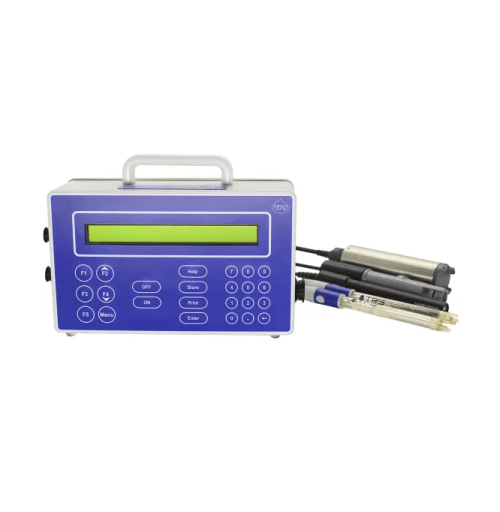 90FLT pH/ORP/DO/Conductivity/Turbidity Field Lab Analyzer with with 1 metre pH, ORP, DO2, Turbidity and k=1 conductivity sensors