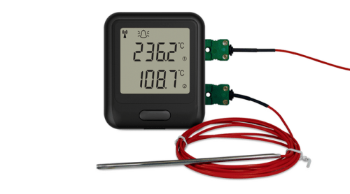 WiFi Dual Channel Cryogenic Vaccine Data Logger with Display