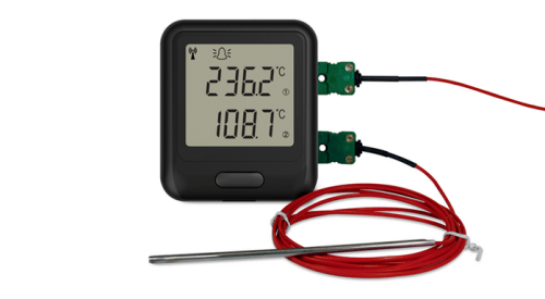 High-Accuracy WiFi Dual Channel Cryogenic Vaccine Data Logger with Display