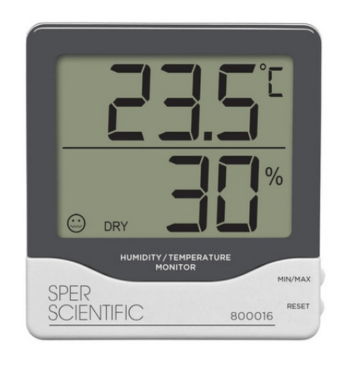 SPER Scientific Certified Humidity/Temperature Monitor