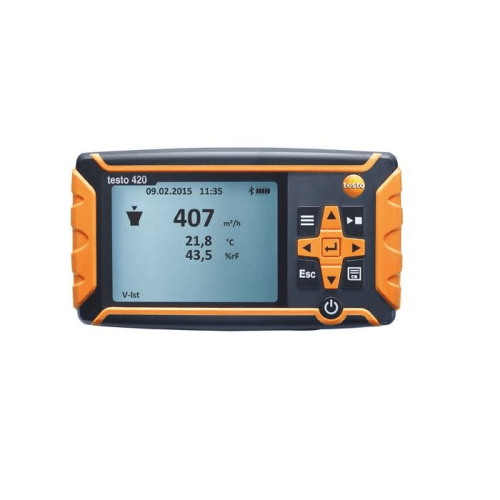 Testo 420 - Differential pressure measuring instrument