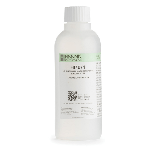 HI7071M Electrolyte Fill Solution, 3.5M KCl + AgCl (230 mL)