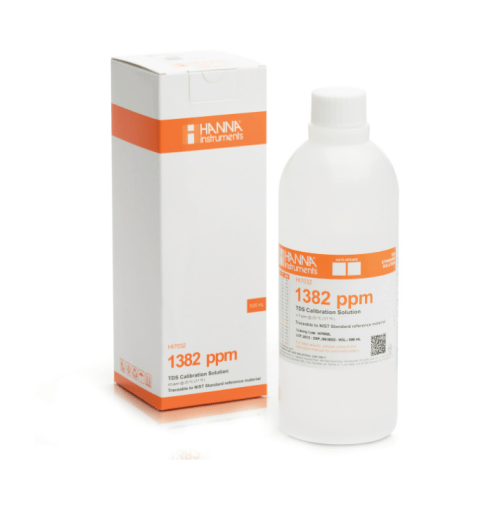 1382 mg/L (ppm) TDS Calibration Solution (500mL Bottle)