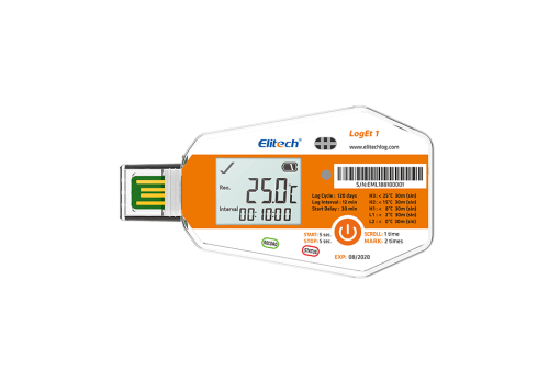 LogEt 1 Single Use PDF Temperature Data Logger