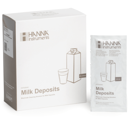 HI700640P Cleaning Solution for Milk Deposits (25 x 20 mL Sachets)
