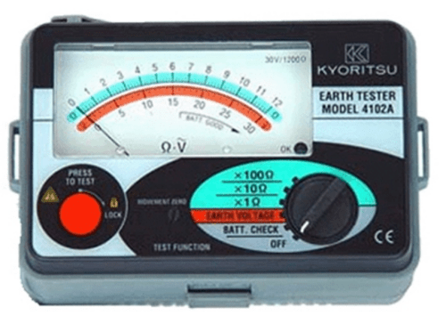 Kyoritsu 4102A-H Earth Resistance Tester - Hard Case Model