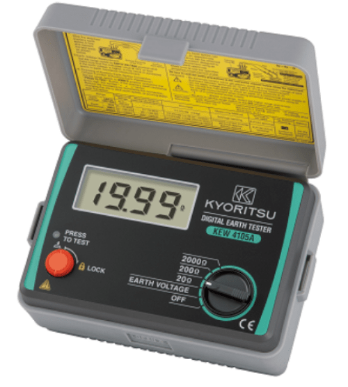 Kyoritsu 4105A Earth Resistance Tester - Soft Case Model