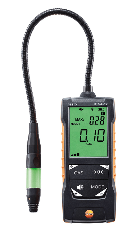 Testo 316-2-EX - multi-purpose gas leak detector with explosion protection (ATEX)