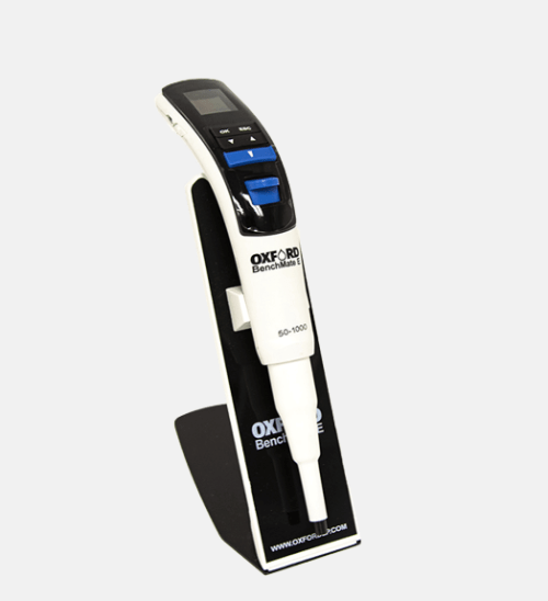 Oxford BenchMate Electronic Pipette (20-200 ul) with Charging Station