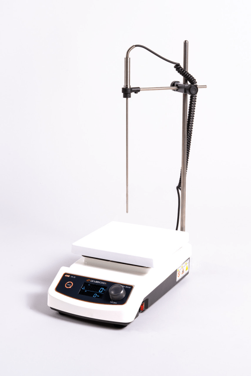 Digital Hotplate Stirrer with Sensor Control Set, 180x180mm Ceramic Plate, Max 380 C