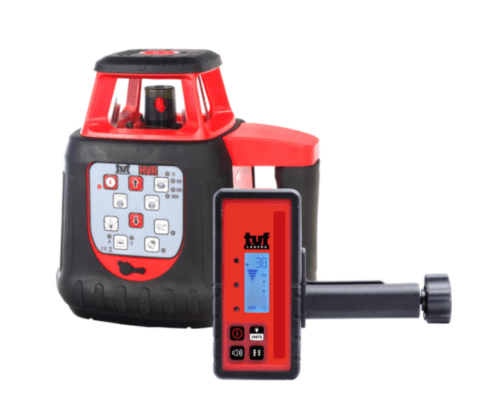 TUF Rotolaser Red HVR - HZ/VT with FRD600A-R MM Receiver