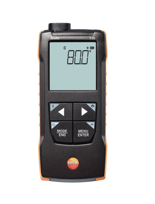 testo 110 - NTC and Pt100 temperature measuring instrument with App connection