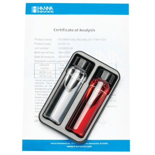 Copper High Range Checker Calibration Check Set