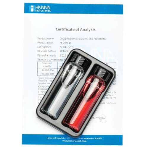 Manganese High Range Checker HC Calibration Check Set