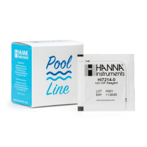 Pool Line Iron, EPA Phenantroline, Reagents for 25 tests
