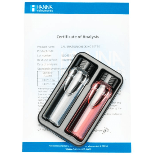 Total Hardness Low Range certified standard kit