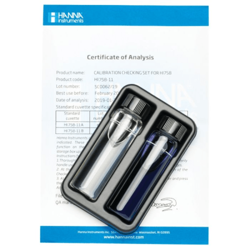Marine Calcium Checker HC Calibration Check Set