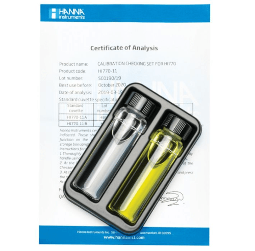 Silica High Range Checker HC Calibration Check Set (0 and 100 ppm)