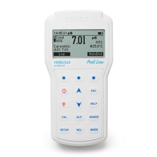 Pool Line Professional Waterproof Portable pH/ORP/ISE Meter - IC-HI981914