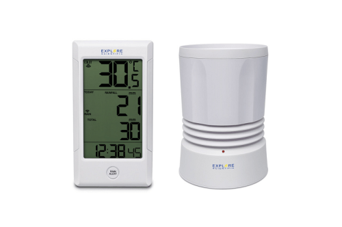 Rain Gauge with Indoor/Outdoor Temperature - RGT1001