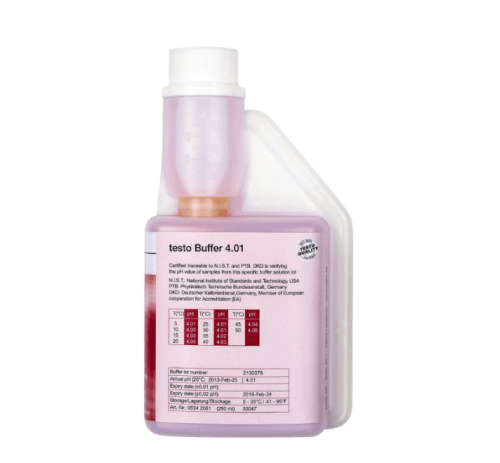 Testo pH Buffer Solution (4.01) - 0554-2061